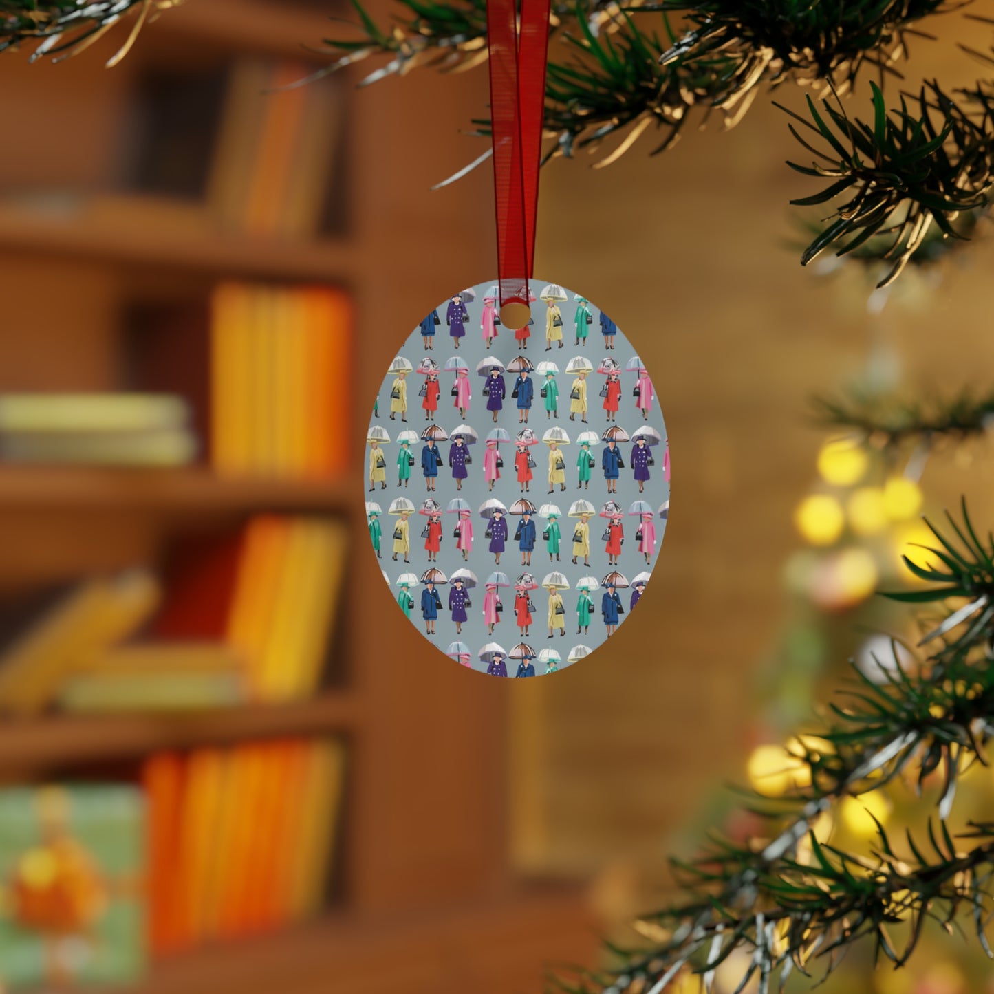 Umbrella Queen Metal Ornaments