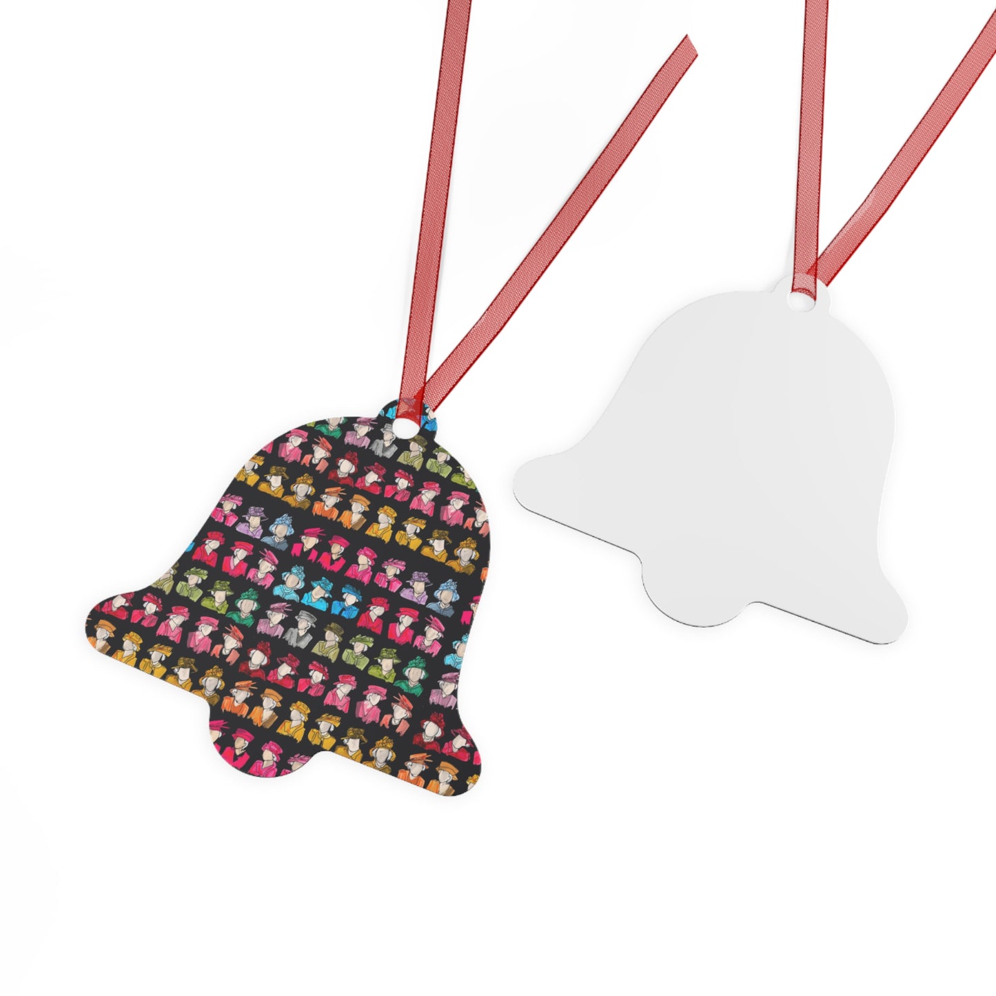Queen of Hats Bright Metal Ornaments