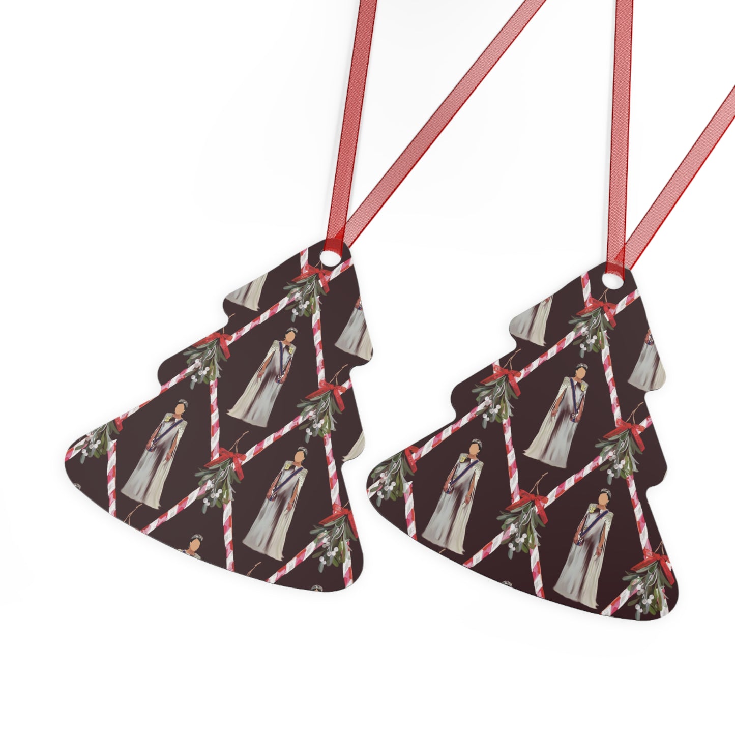 Princess of Wales Metal Ornaments