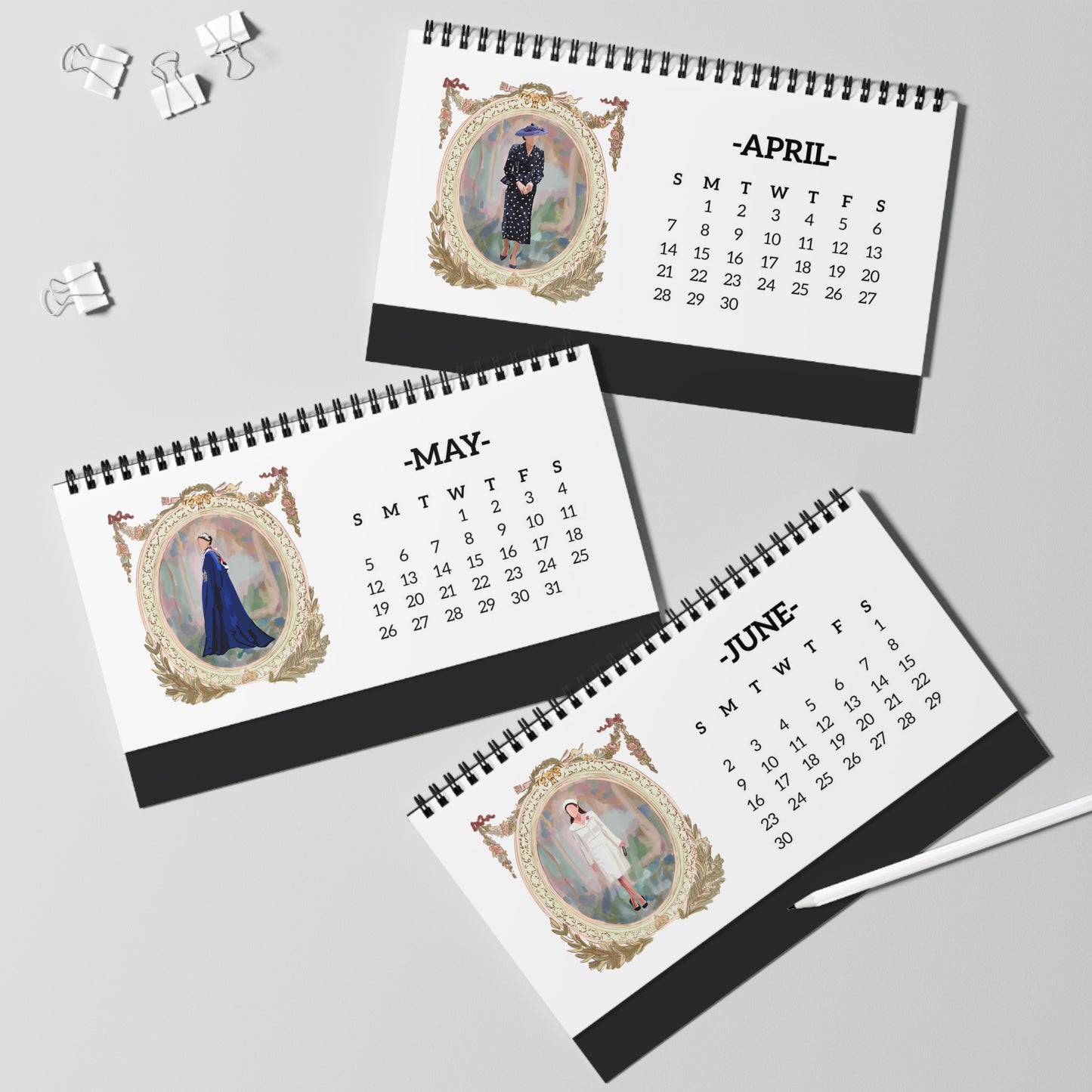 Princess of Wales Desk Calendar