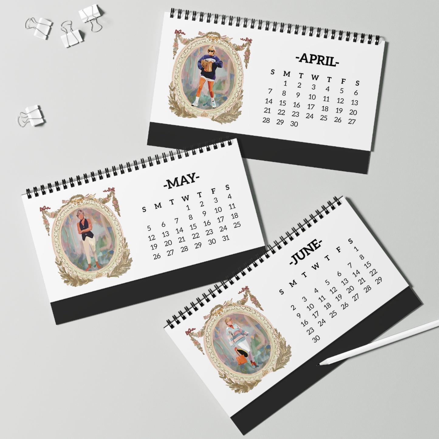 Princess Diana Desk Calendar