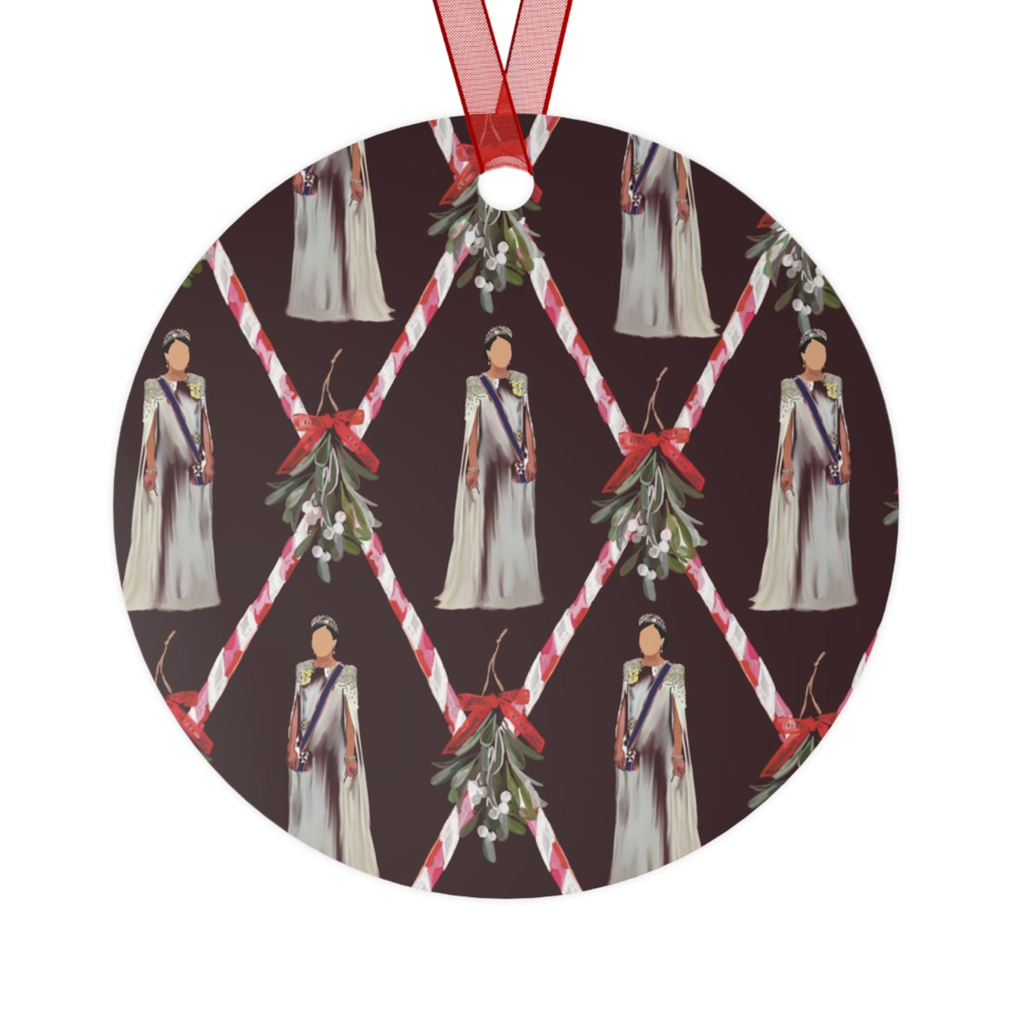 Princess of Wales Metal Ornaments