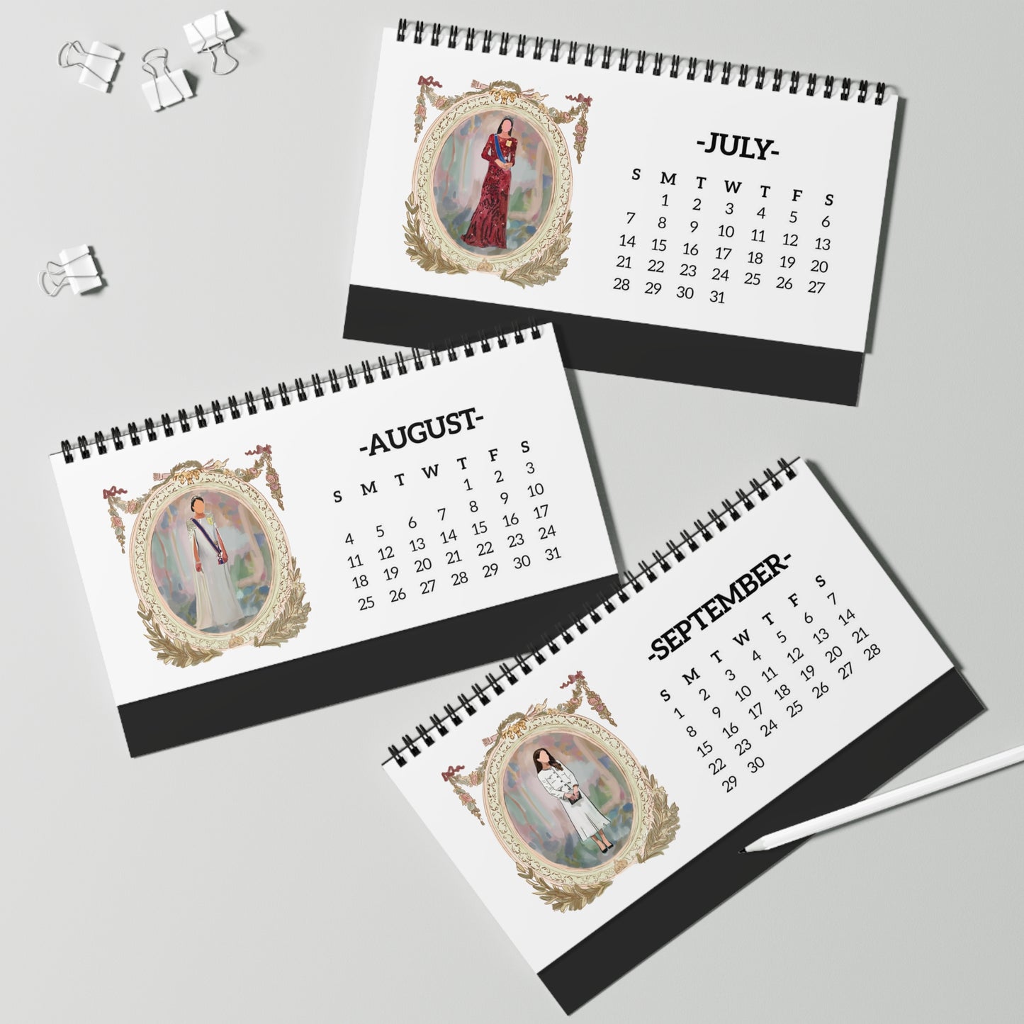 Princess of Wales Desk Calendar