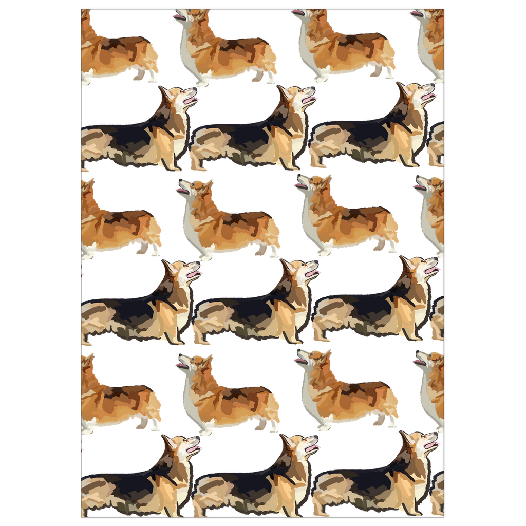Corgi Flat Cards