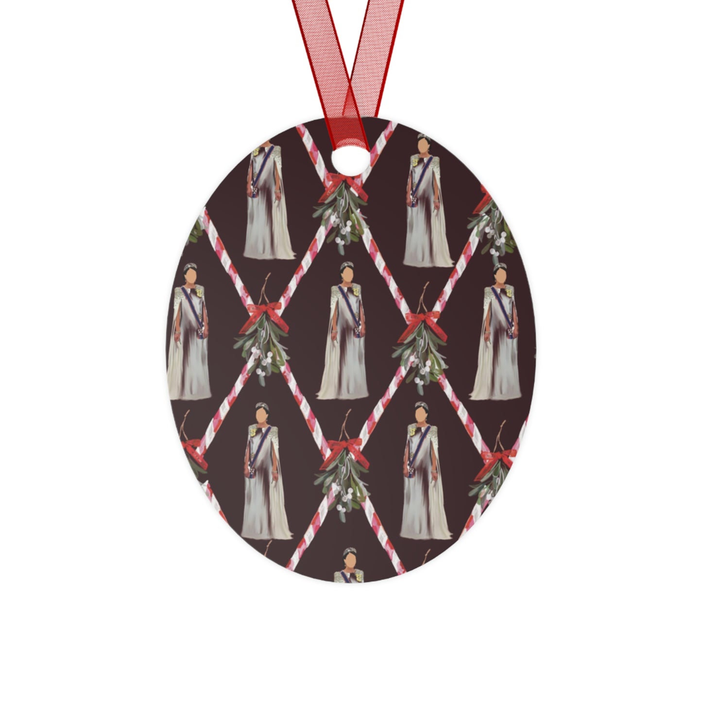 Princess of Wales Metal Ornaments