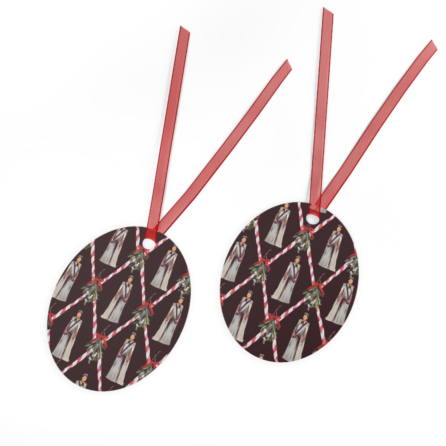Princess of Wales Metal Ornaments
