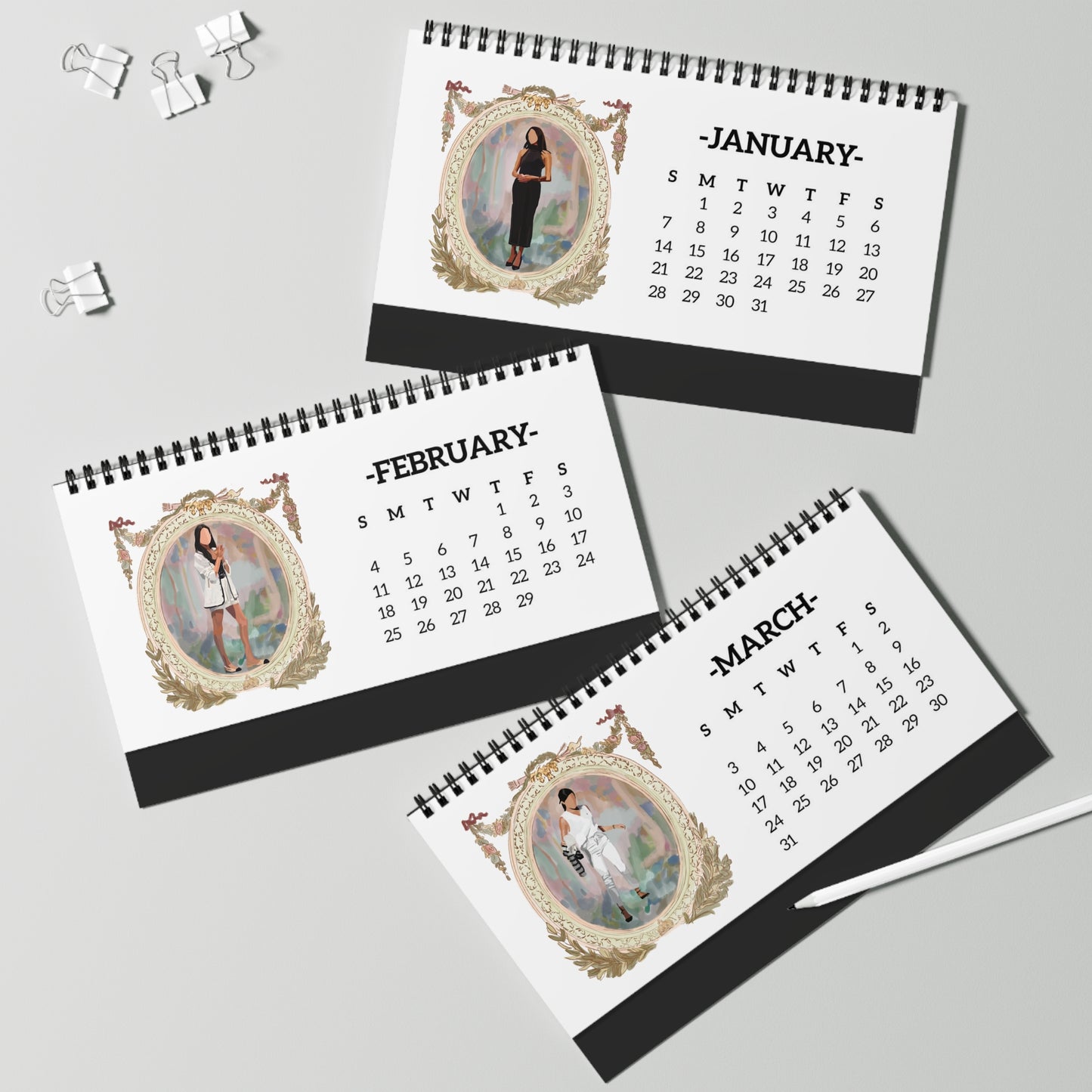 Duchess of Sussex Desk Calendar
