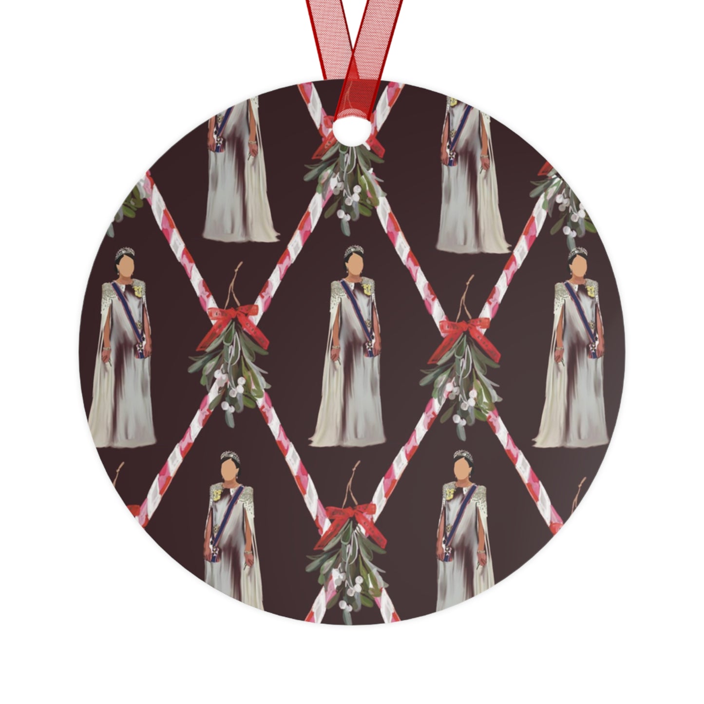 Princess of Wales Metal Ornaments