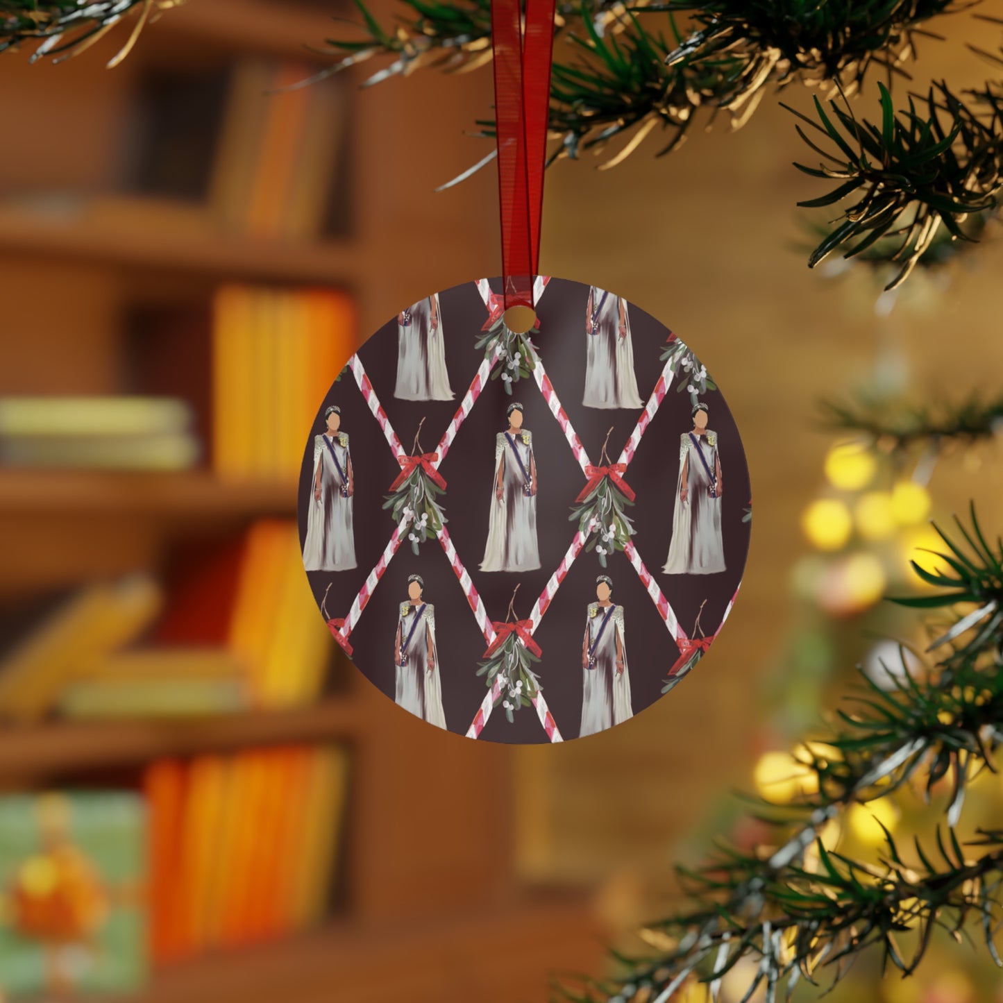 Princess of Wales Metal Ornaments