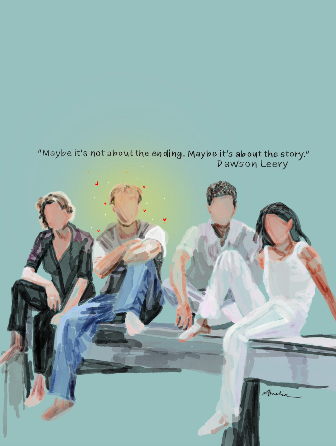 Art For Good: Digital Charity Download - Dawsons Creek Memorial Art