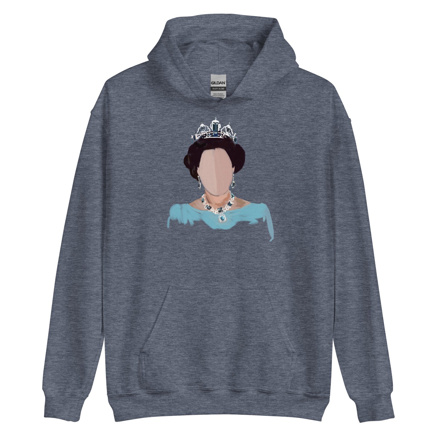 Queen in Blue Unisex Hoodie