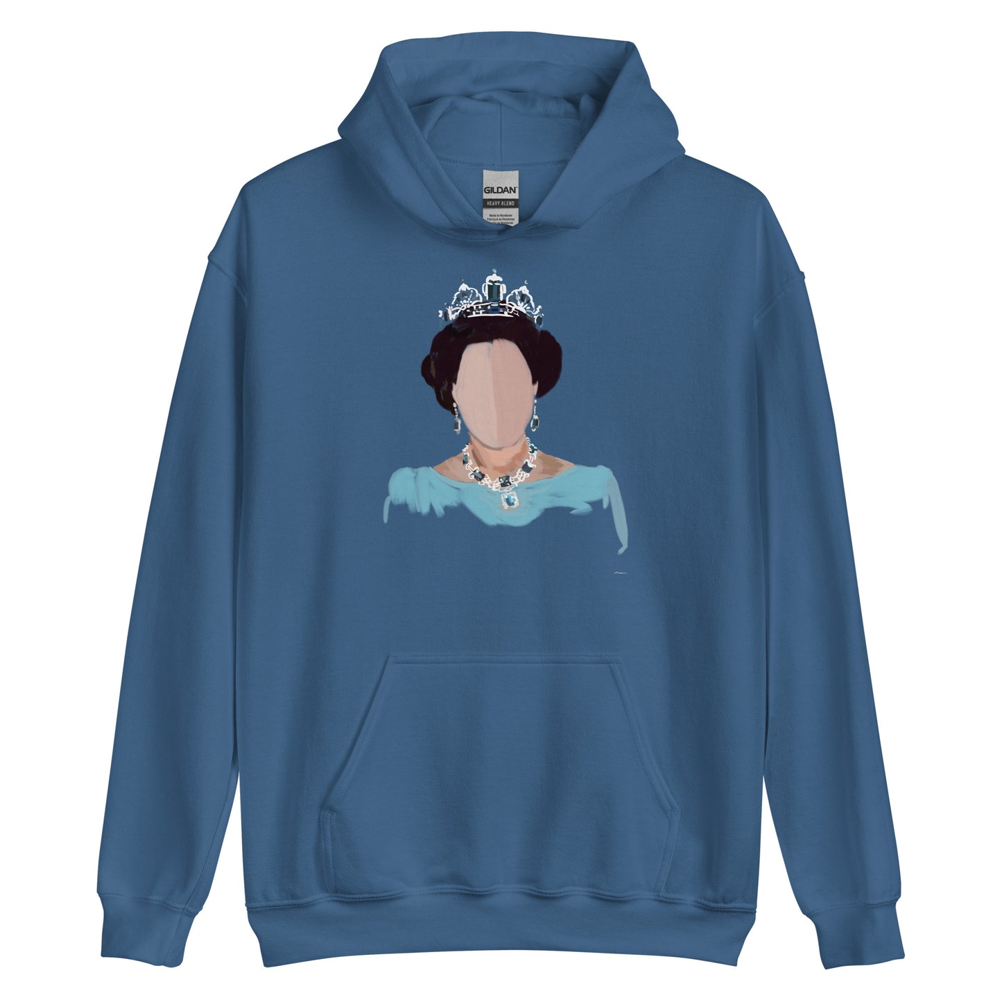 Queen in Blue Unisex Hoodie