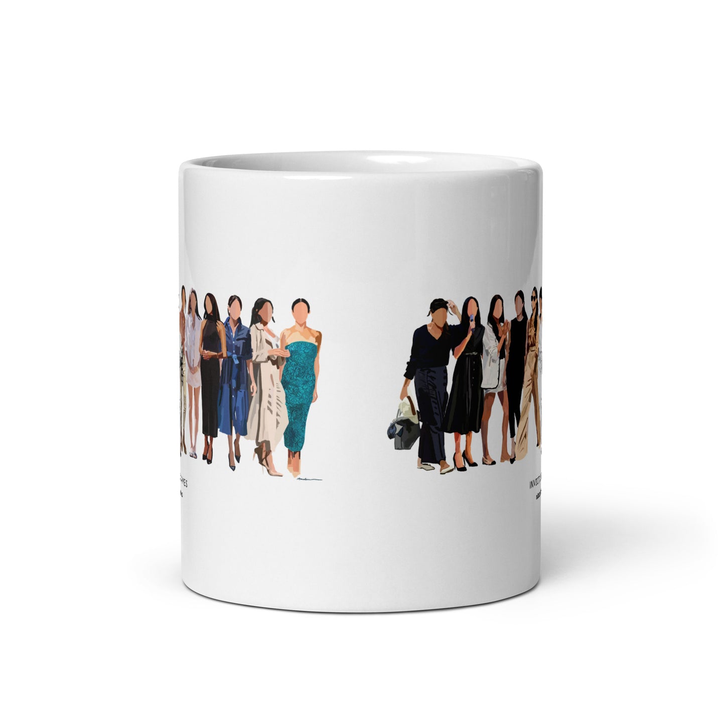 Invictus Games Fashion Moment White glossy mug