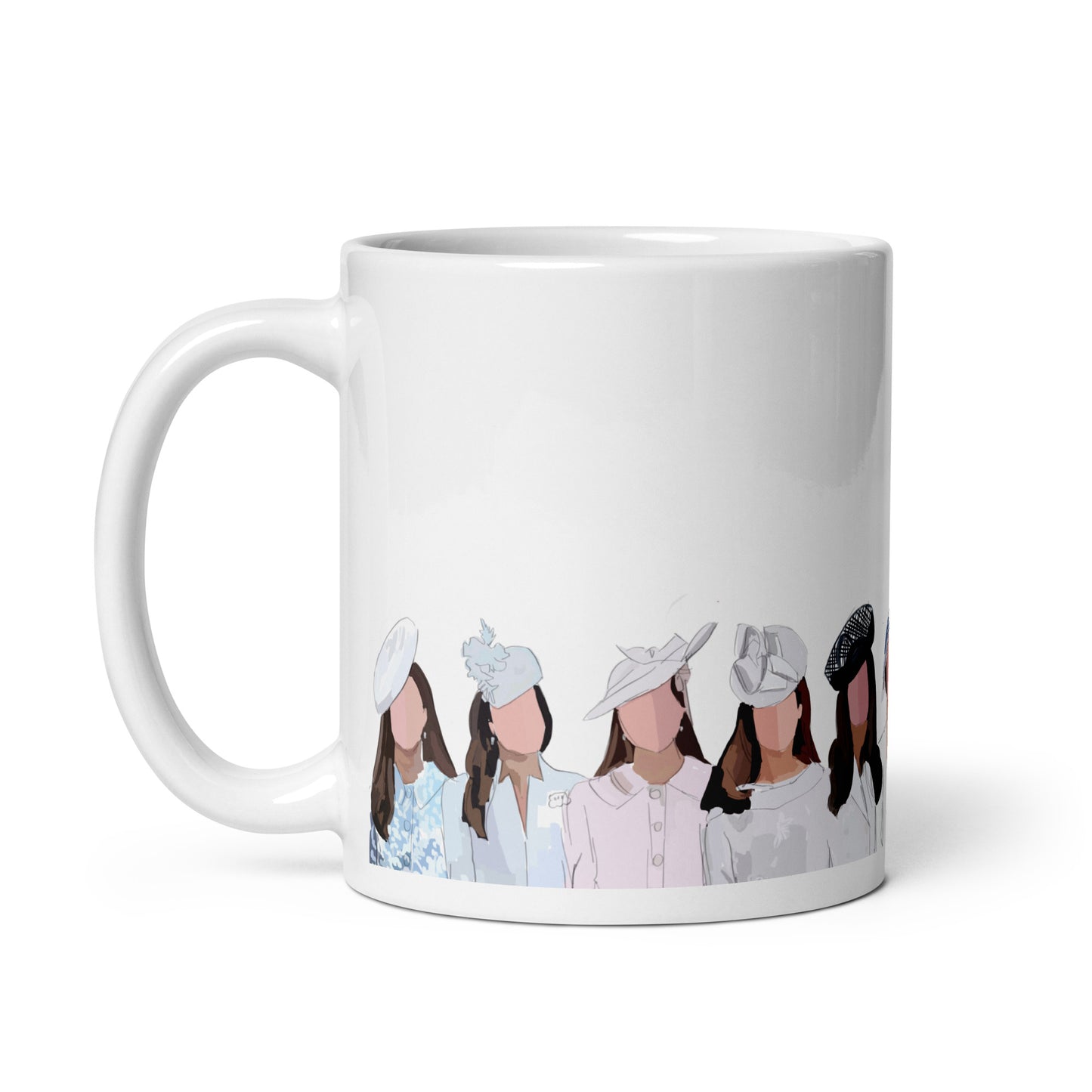 Trooping the color with Kate White glossy mug