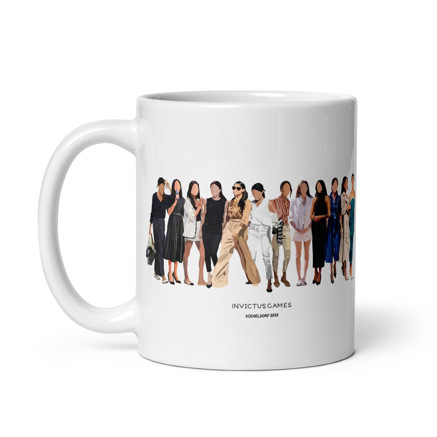 Invictus Games Fashion Moment White glossy mug