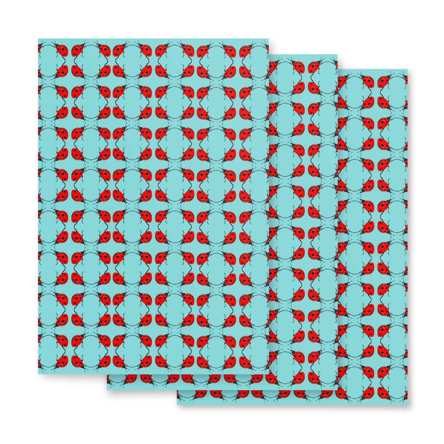 Ladybug Wrapping paper sheets