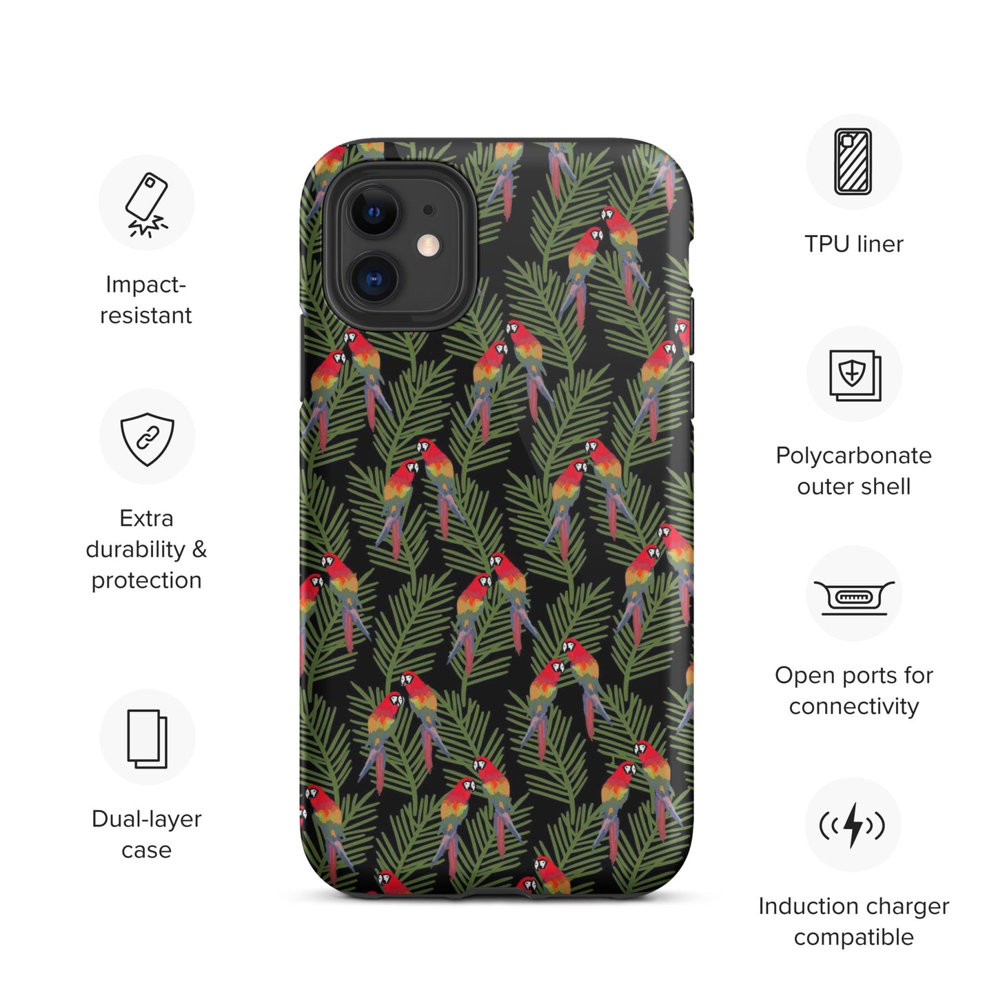 Parrots Tough iPhone case