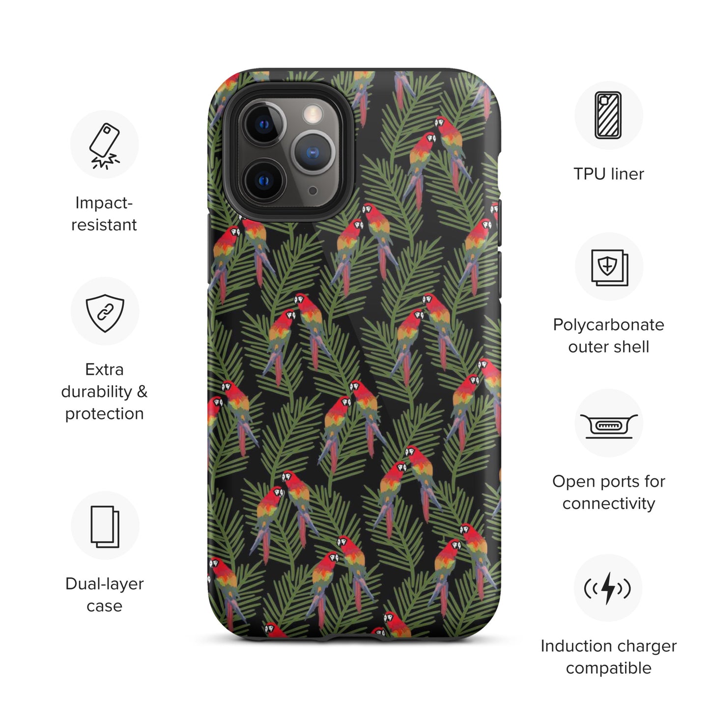 Parrots Tough iPhone case