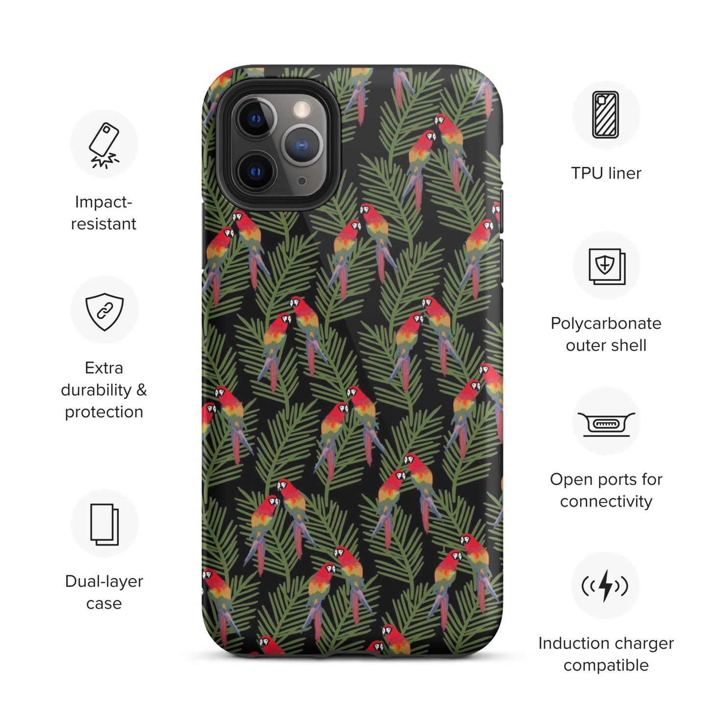 Parrots Tough iPhone case