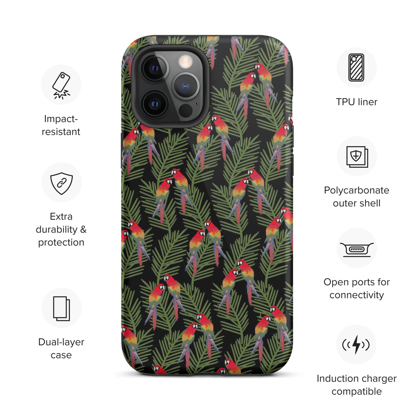 Parrots Tough iPhone case