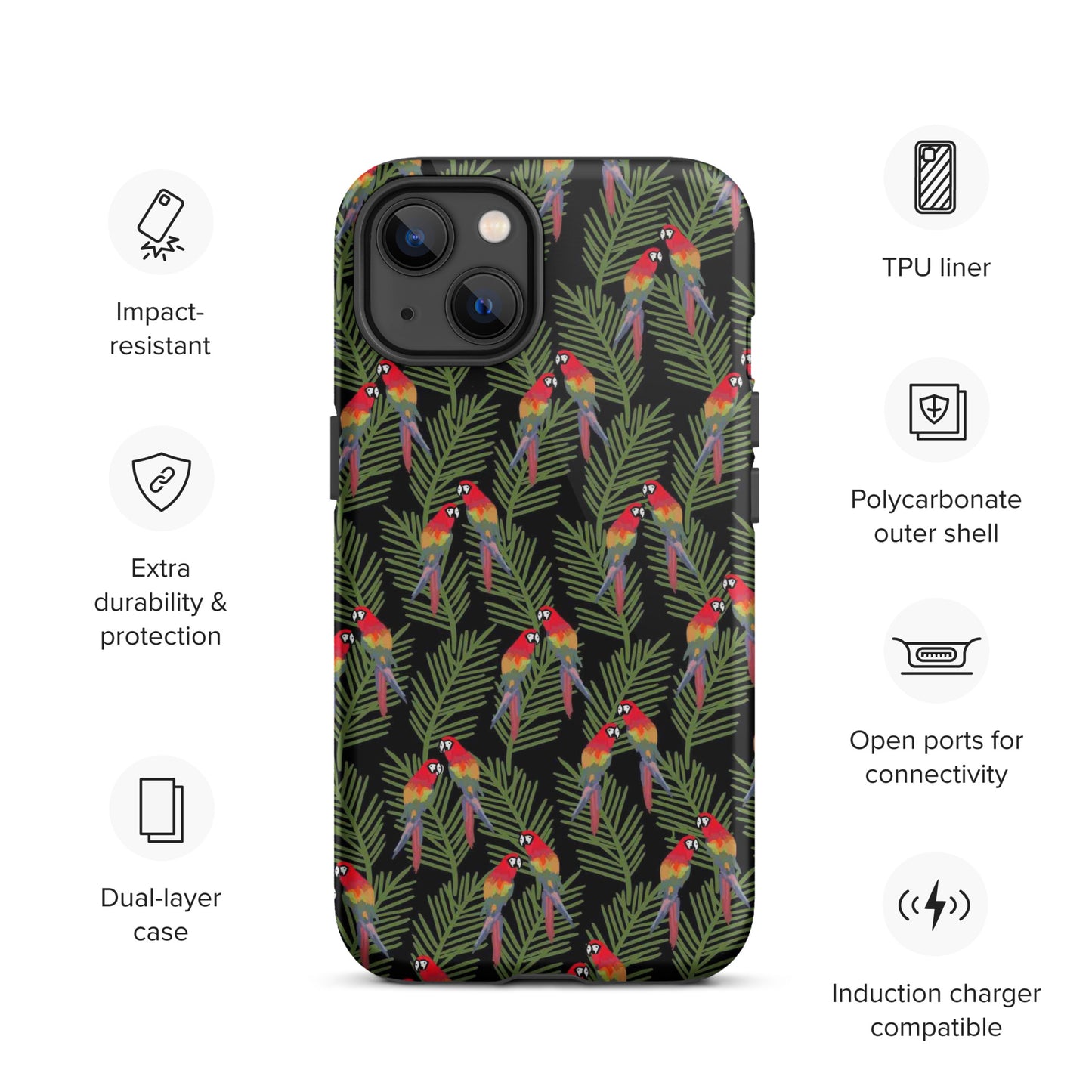 Parrots Tough iPhone case