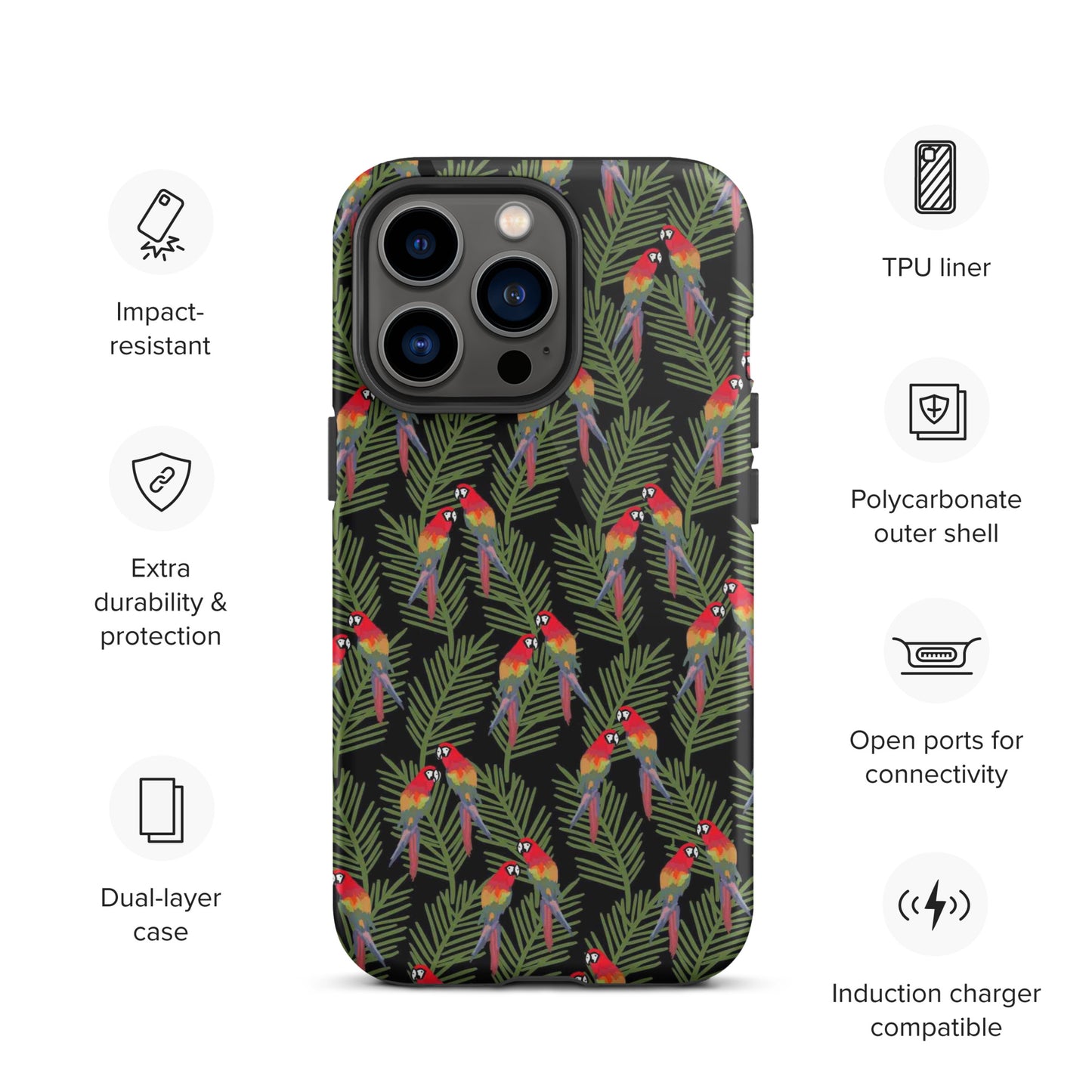 Parrots Tough iPhone case