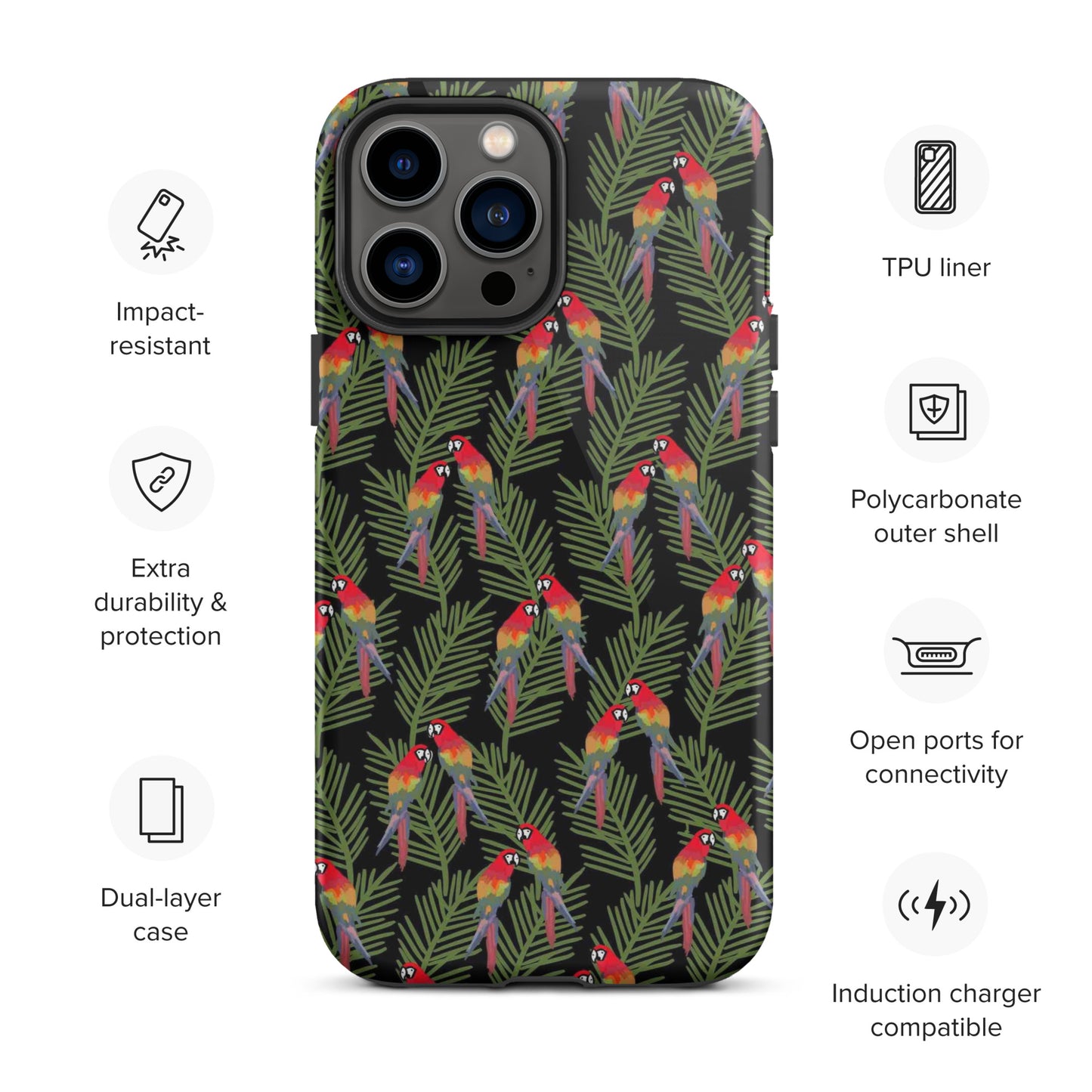 Parrots Tough iPhone case