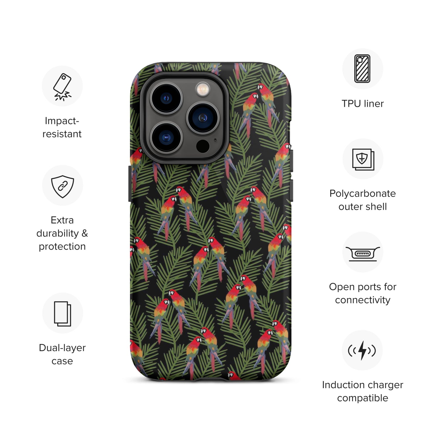 Parrots Tough iPhone case