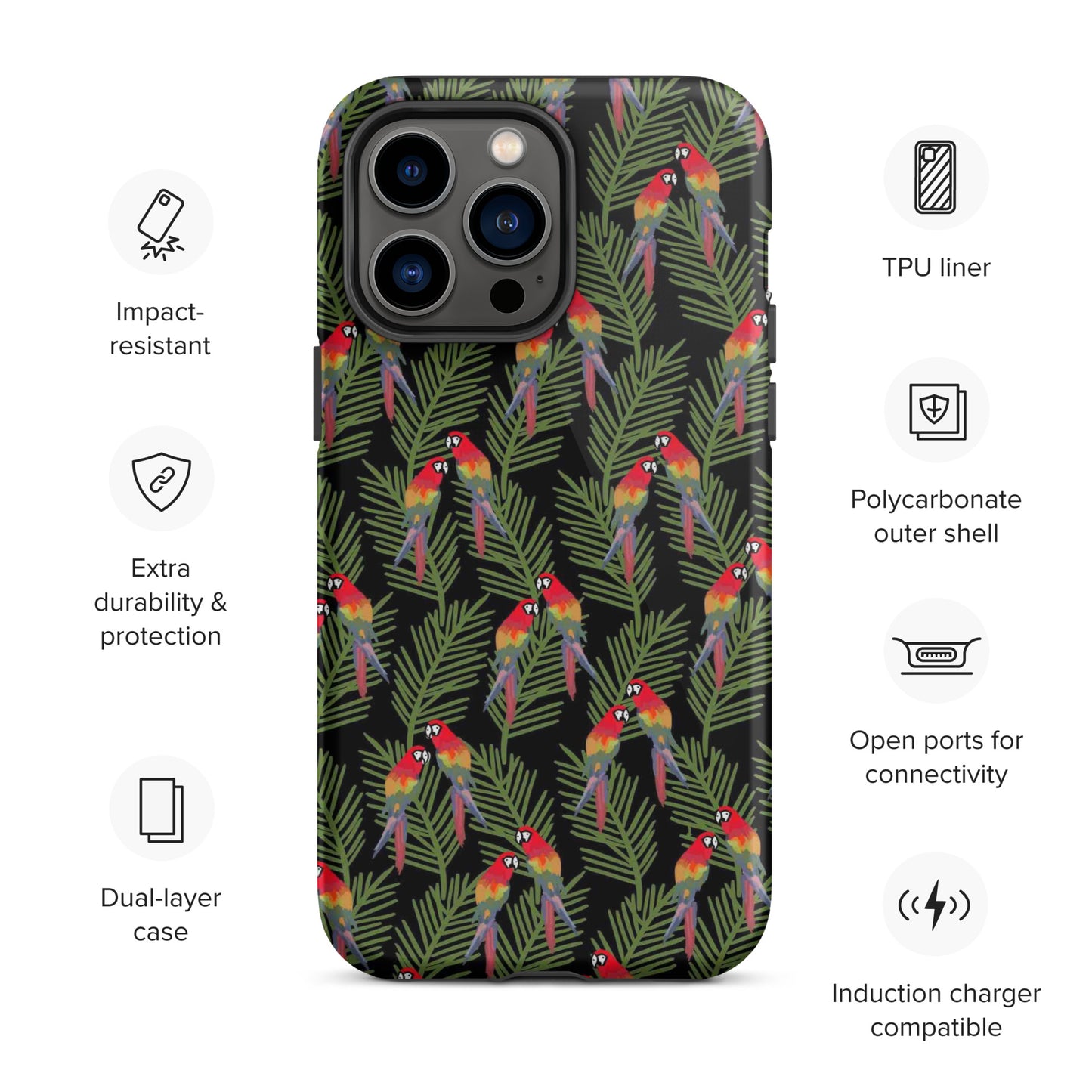 Parrots Tough iPhone case