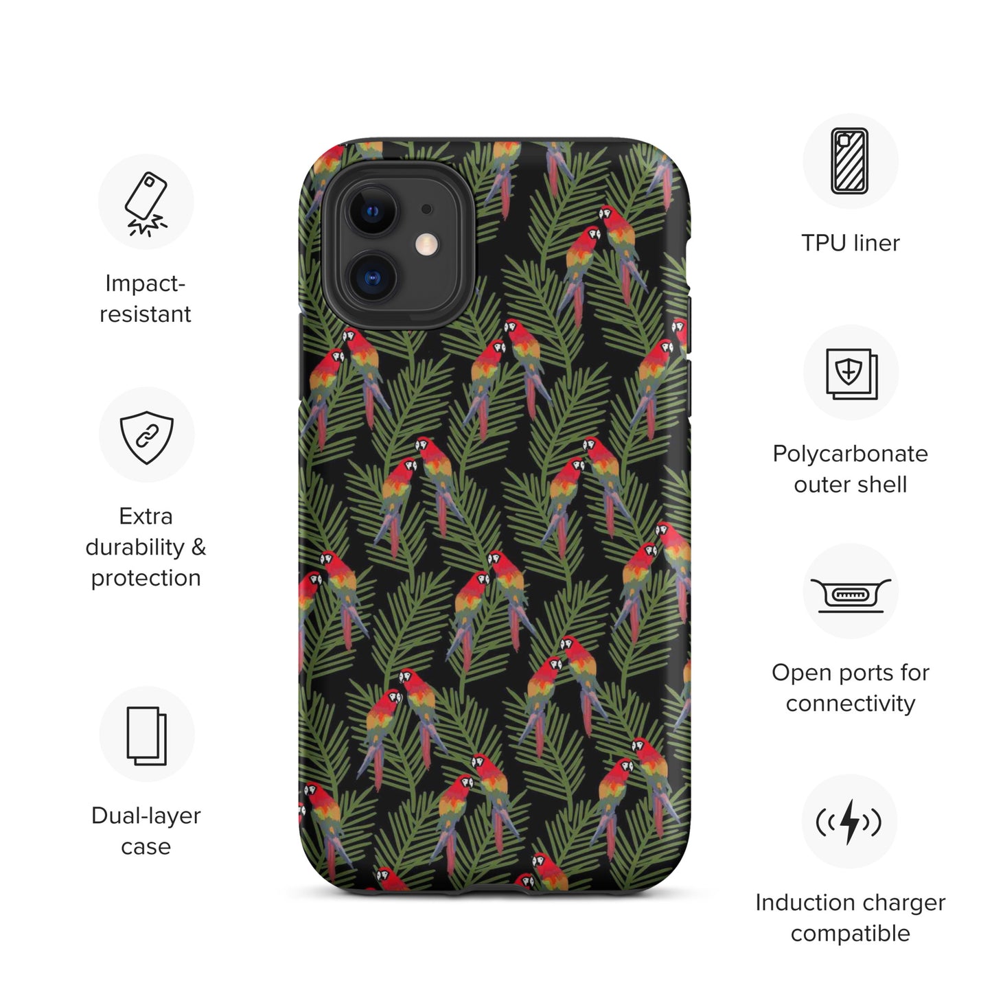 Parrots Tough iPhone case