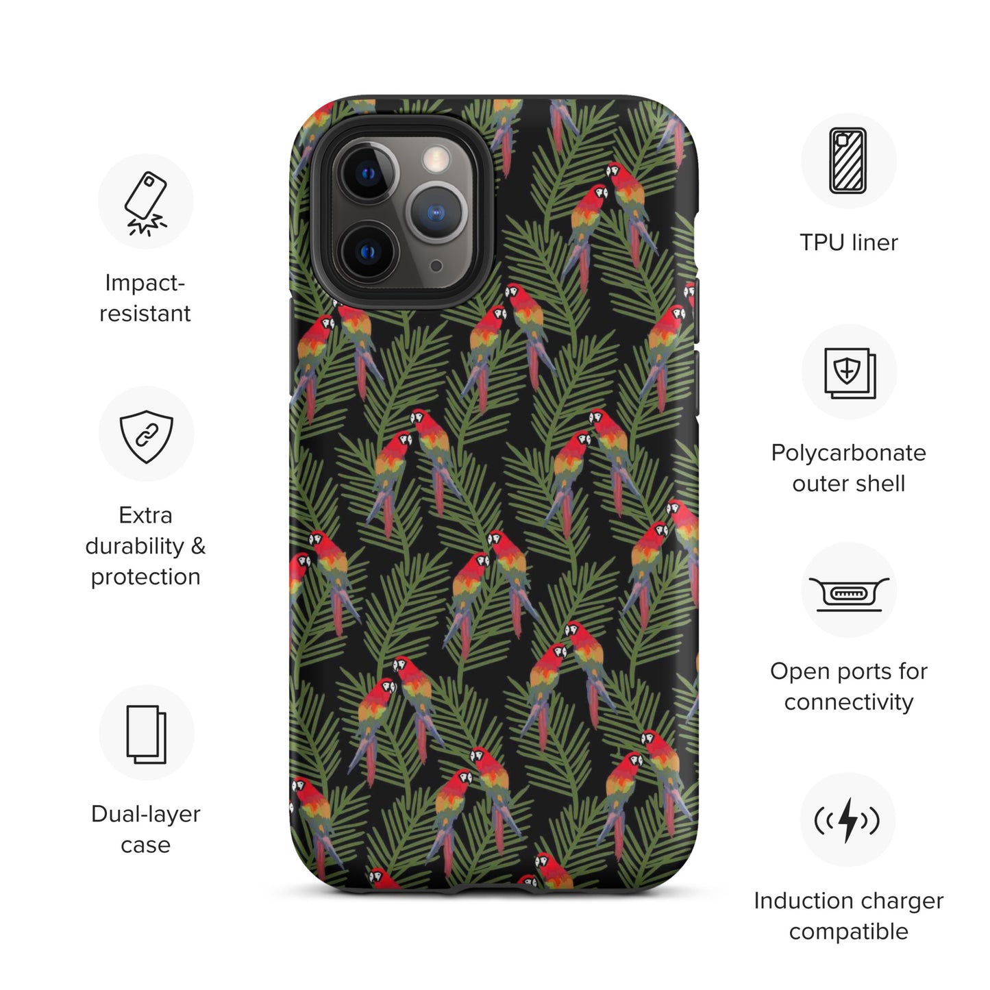 Parrots Tough iPhone case
