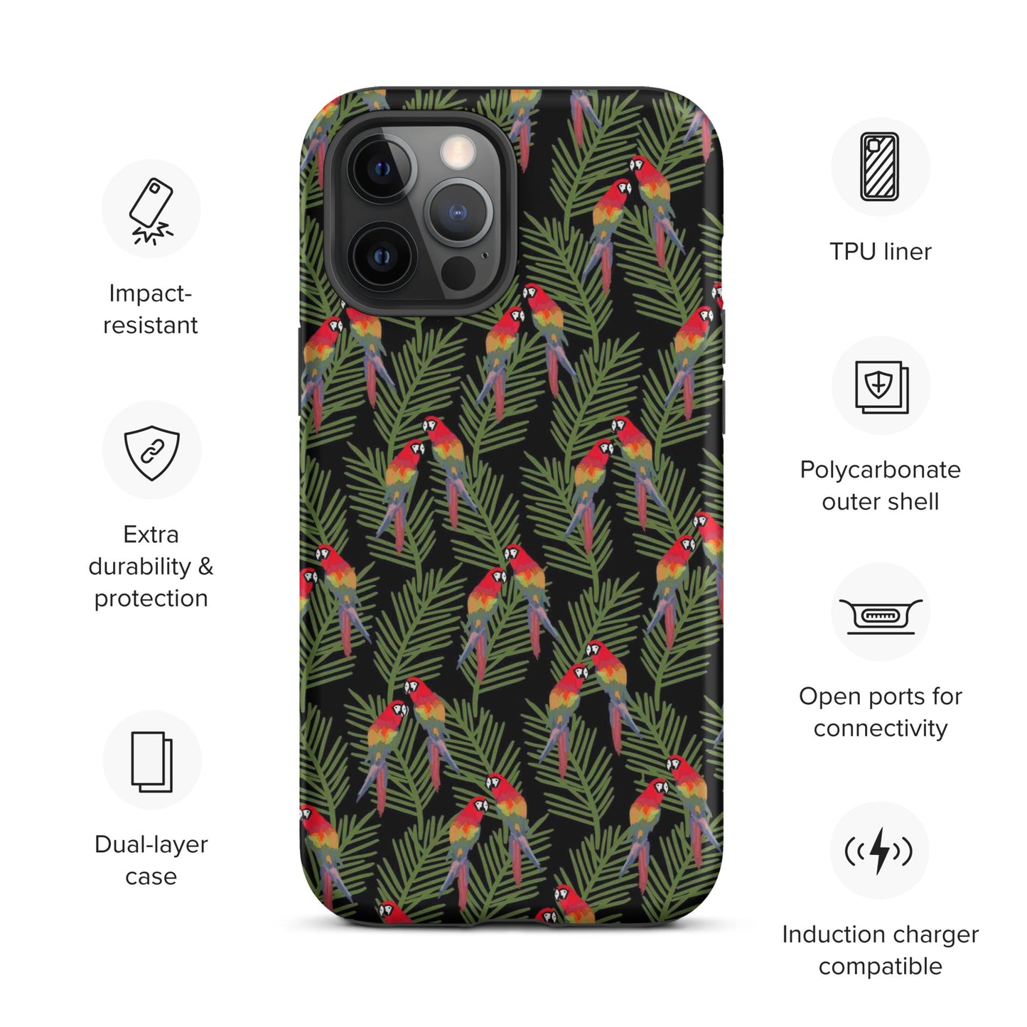 Parrots Tough iPhone case
