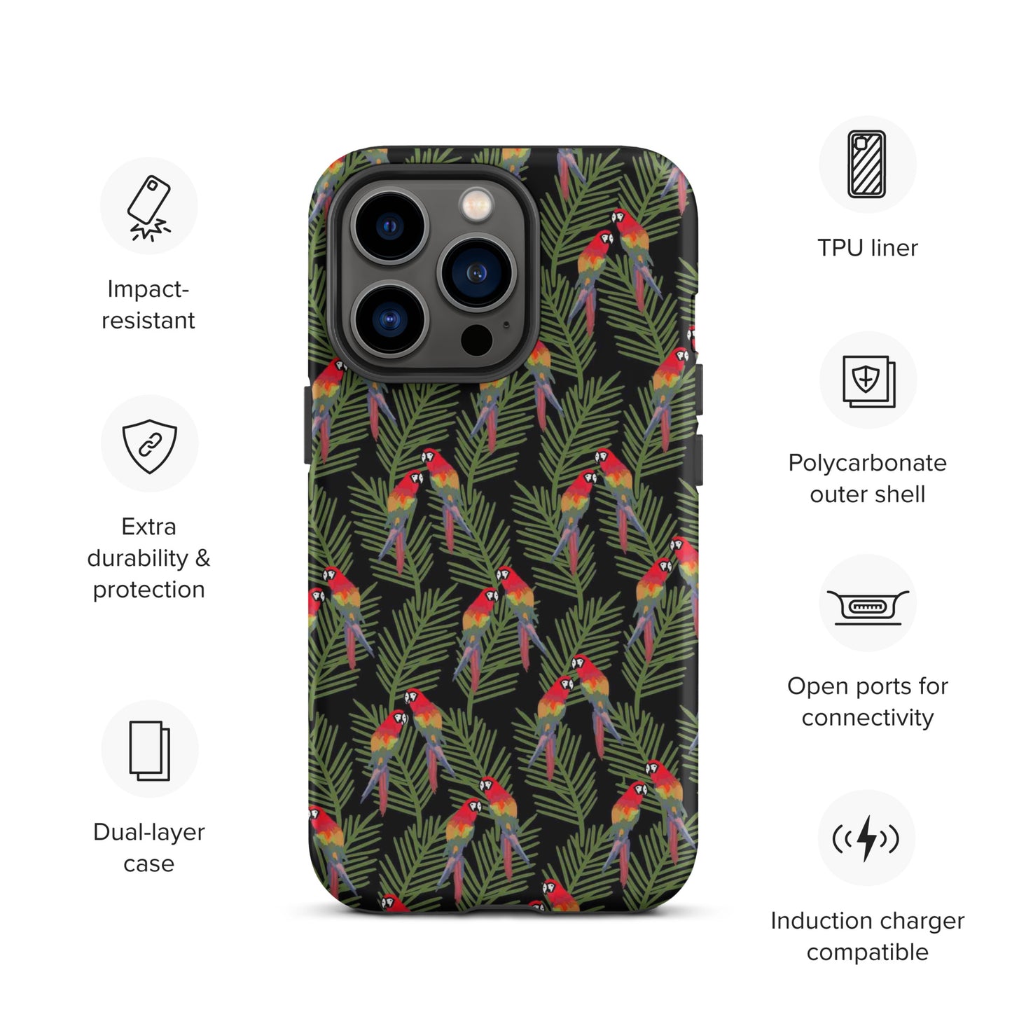 Parrots Tough iPhone case