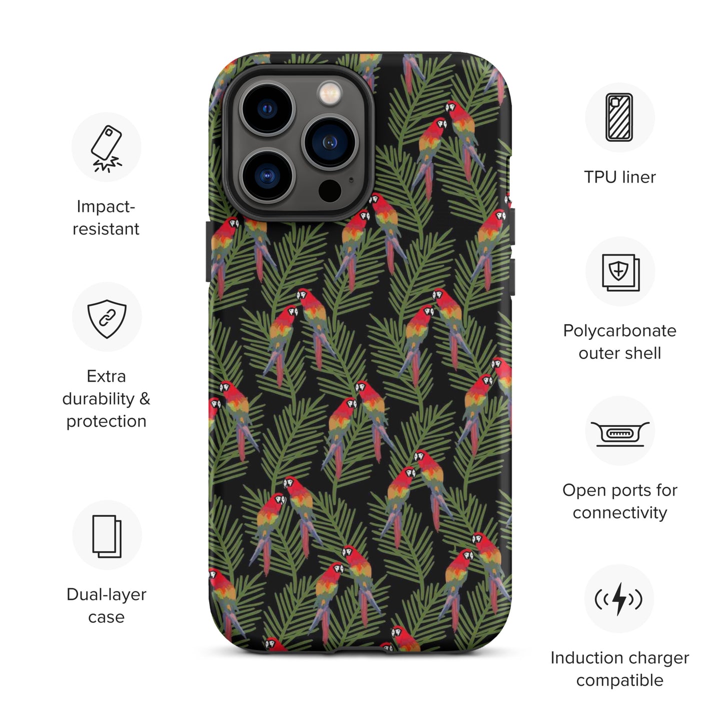 Parrots Tough iPhone case
