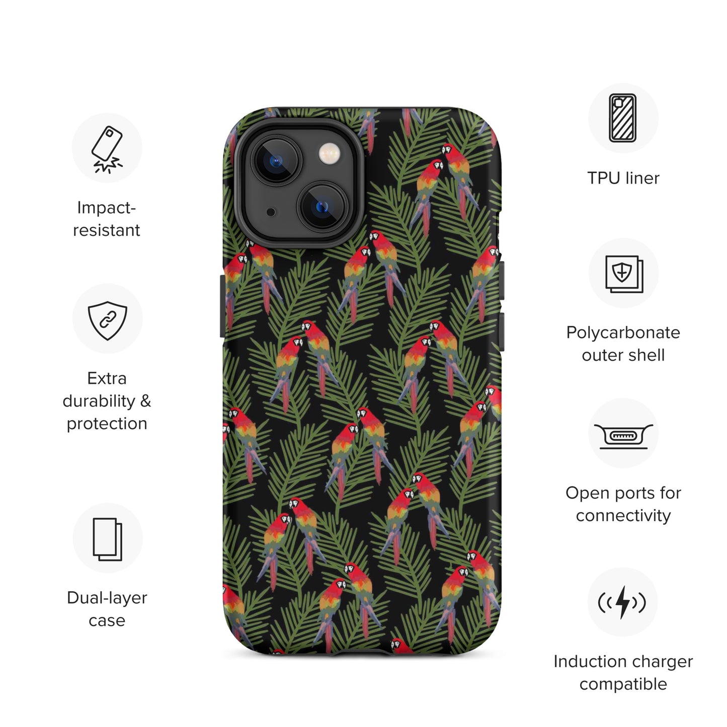 Parrots Tough iPhone case