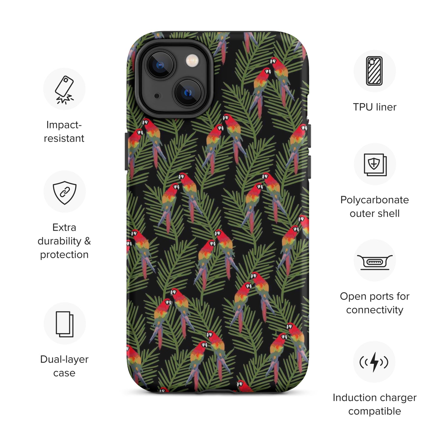 Parrots Tough iPhone case