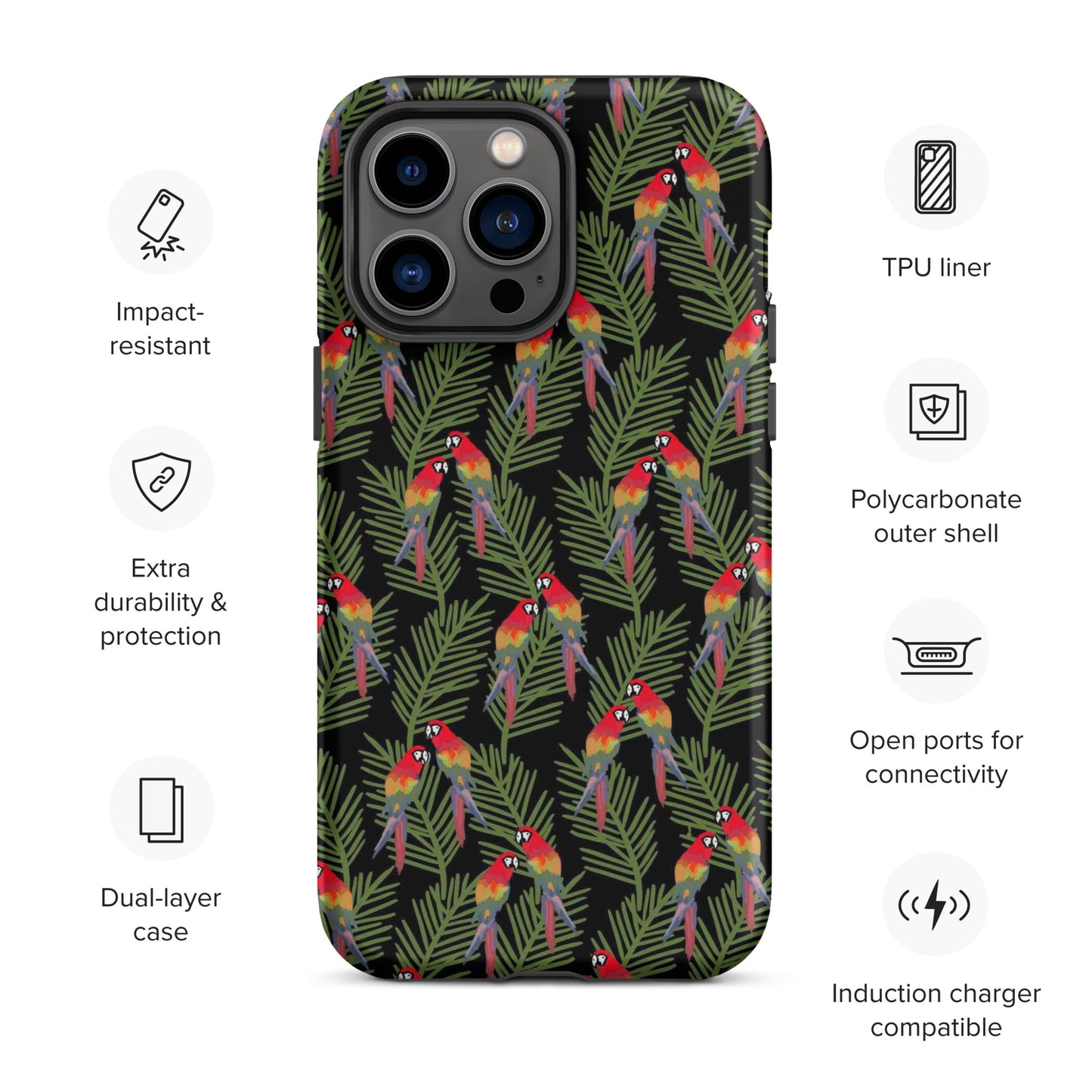 Parrots Tough iPhone case