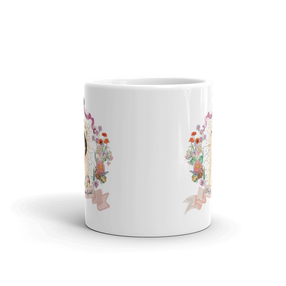 QII Memorial White glossy mug