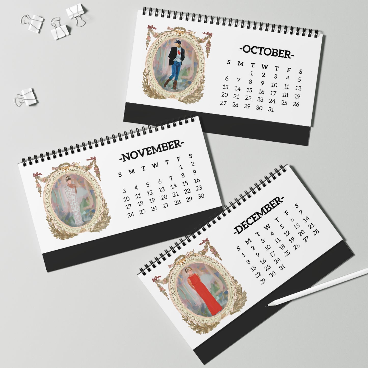 Princess Diana Desk Calendar
