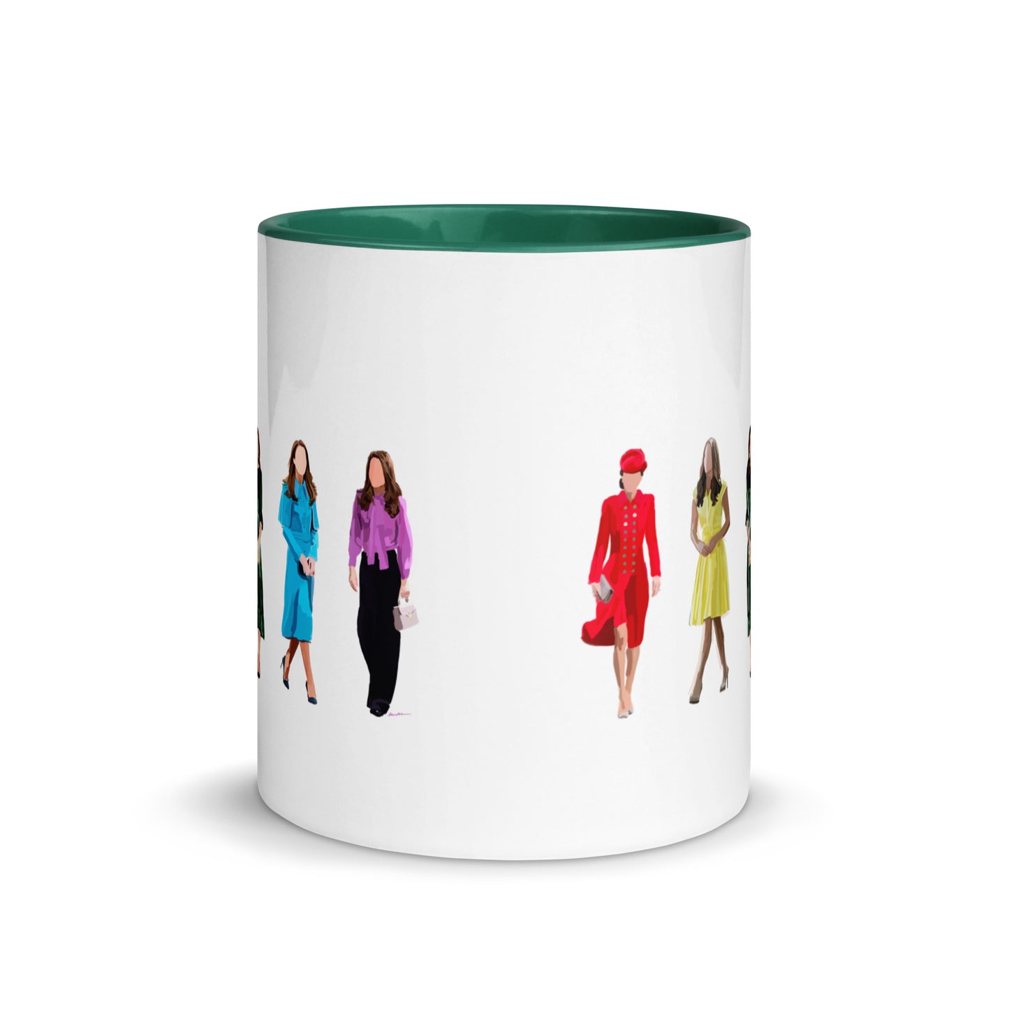 Rainbow Kate Mug with Color Inside