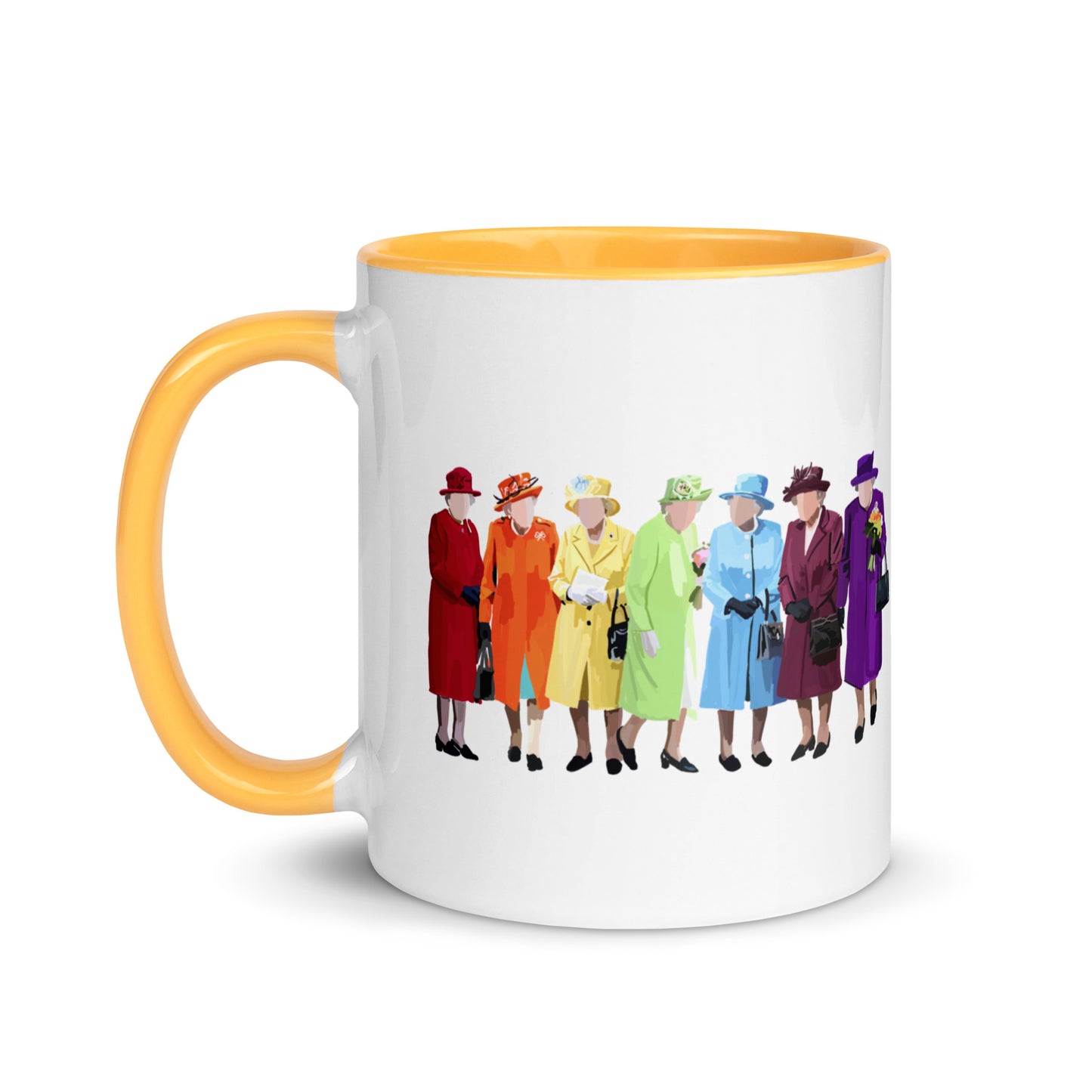 Queen of Coasts Bright Mug with Color Inside