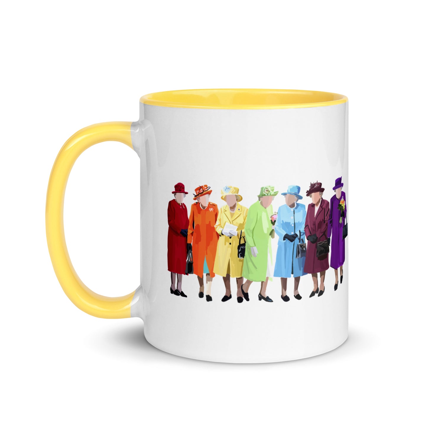 Queen of Coasts Bright Mug with Color Inside
