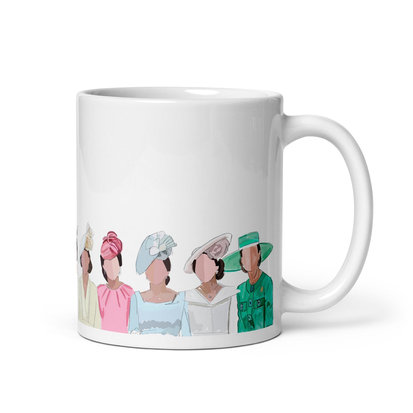 Trooping the color with Kate White glossy mug