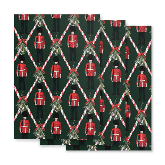 Christmas Guard Wrapping paper sheets