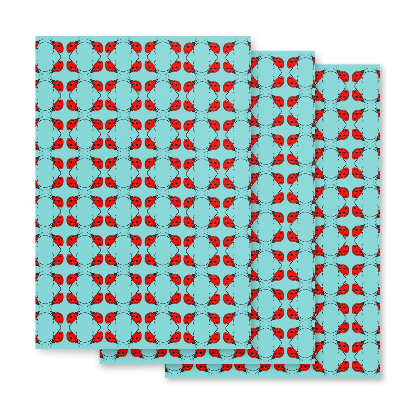 Ladybug Wrapping paper sheets