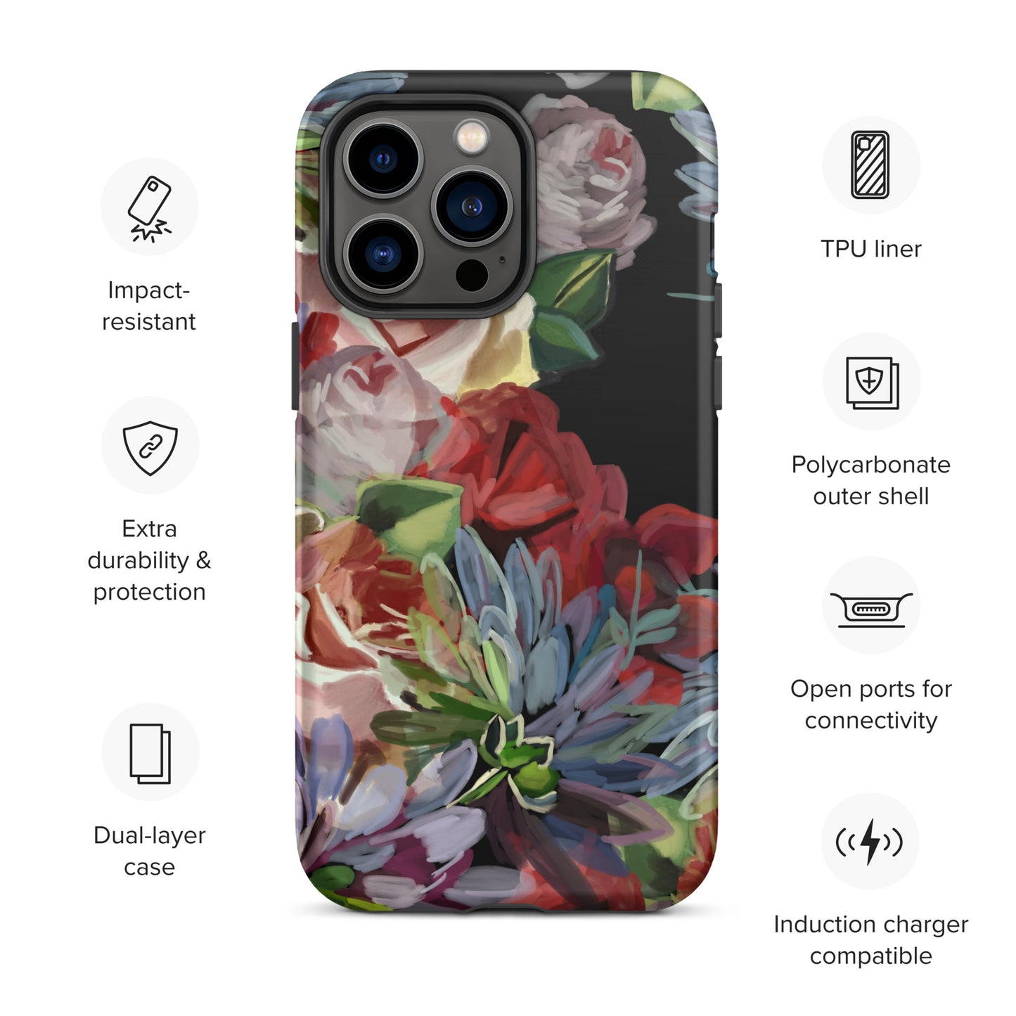 Flowers Tough iPhone case