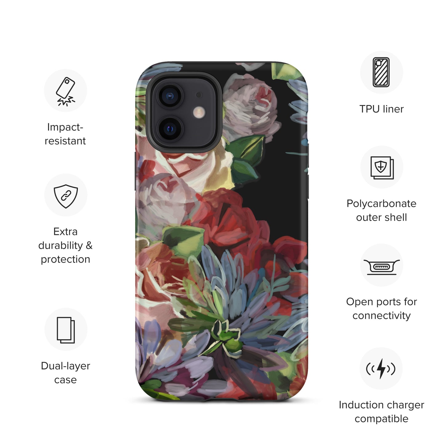 Flowers Tough iPhone case