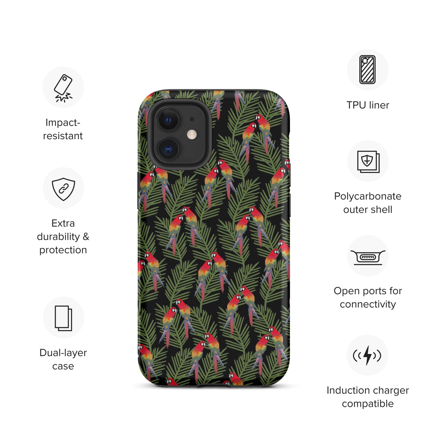 Parrots Tough iPhone case