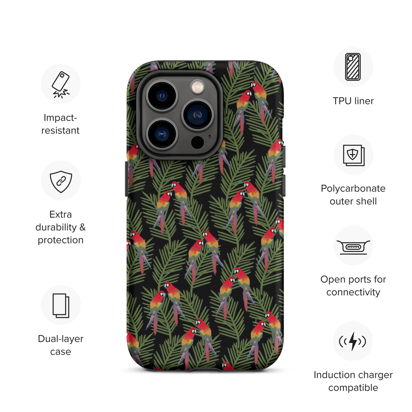 Parrots Tough iPhone case
