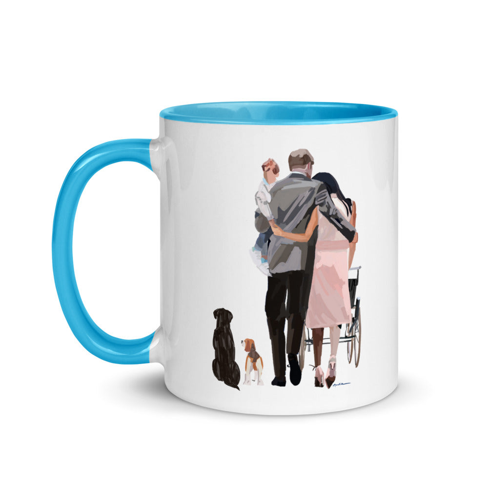 Sussex Family Mug with Color Inside